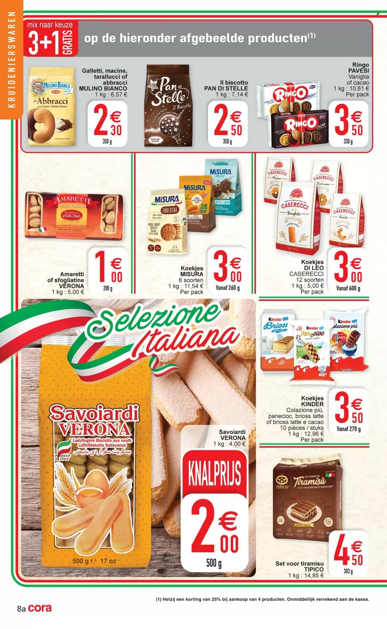 thumbnail - Catalogue Cora - 28/06/2022 - 04/07/2022 - Produits soldés - tiramisu, amaretti, biscuits, Kinder, cacao, Barilla. Page 5.
