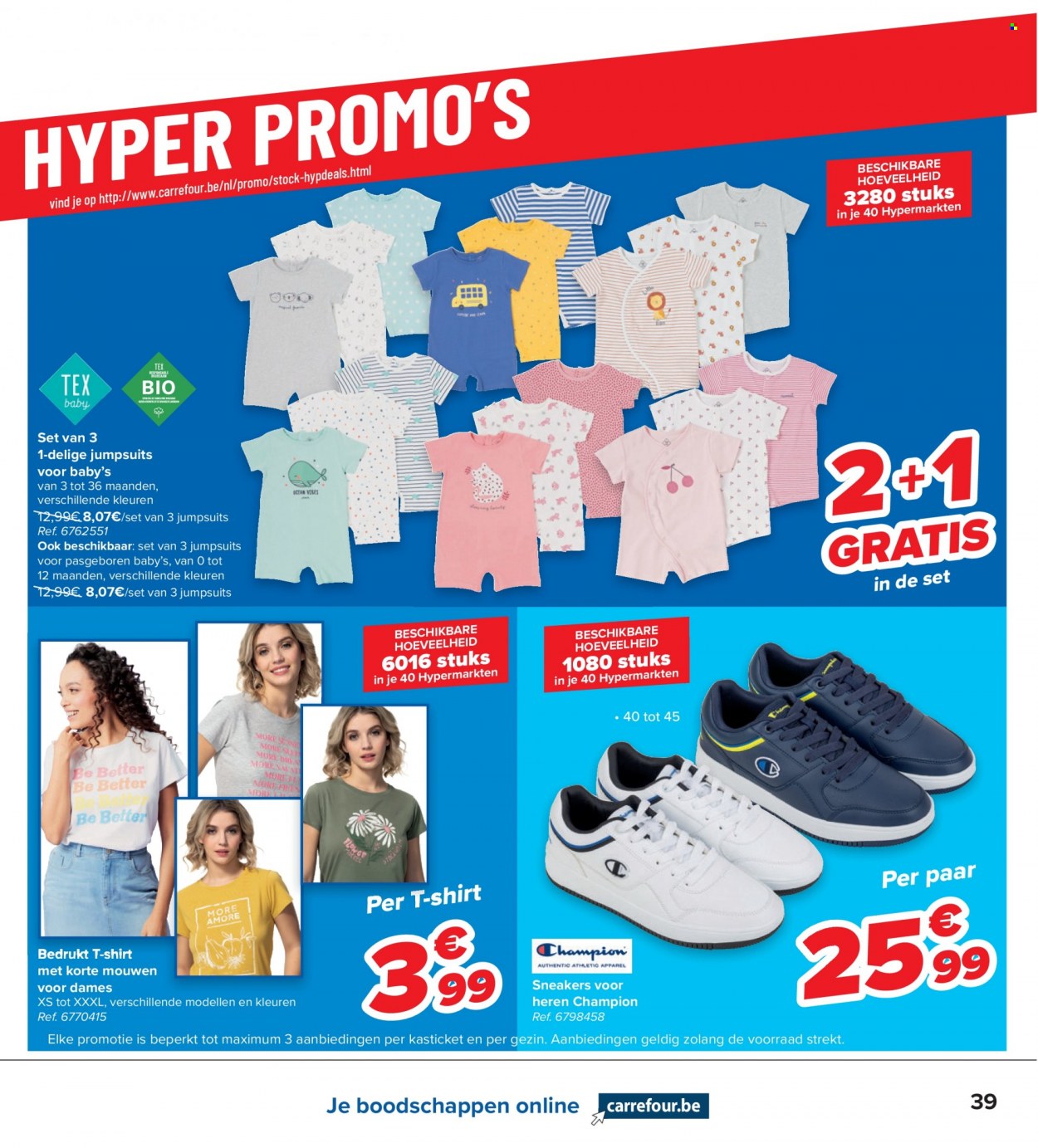thumbnail - Catalogue Carrefour - 29/06/2022 - 04/07/2022 - Produits soldés - Sneakers, t-shirt. Page 3.