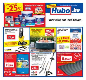 Hubo - catalogues, prospectus et soldes | Uw Folder
