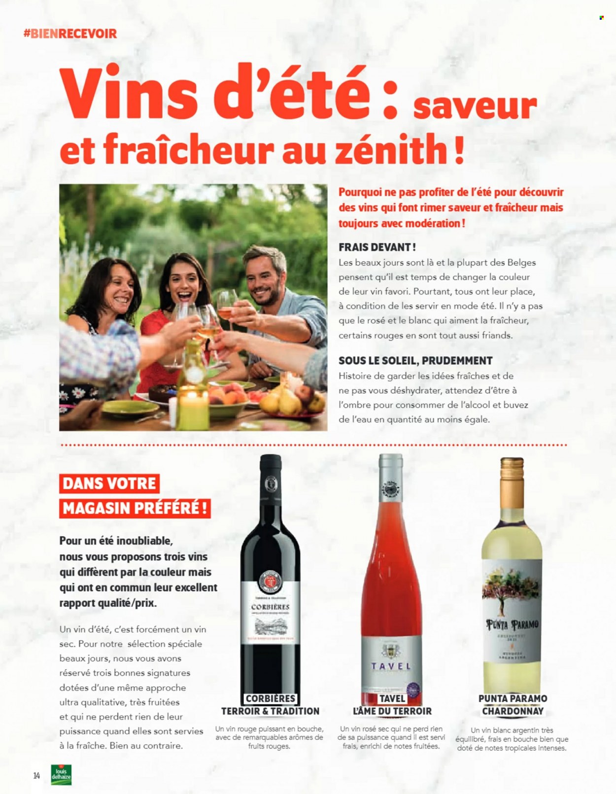 thumbnail - Louis Delhaize-aanbieding -  producten in de aanbieding - Chardonnay, maïs. Pagina 14.