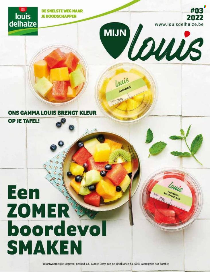thumbnail - Louis Delhaize-aanbieding -  producten in de aanbieding - watermeloen, ananas. Pagina 1.
