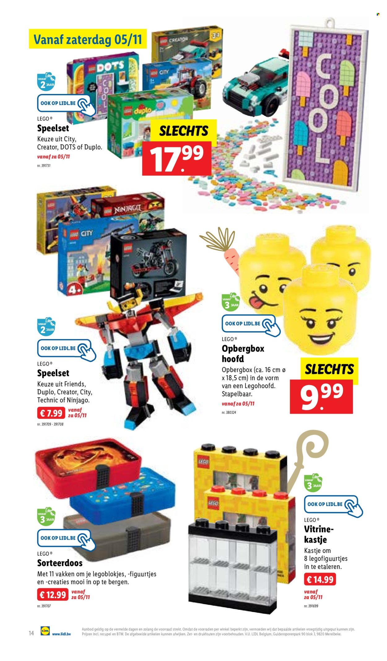 thumbnail - Catalogue Lidl - Produits soldés - Lego. Page 14.