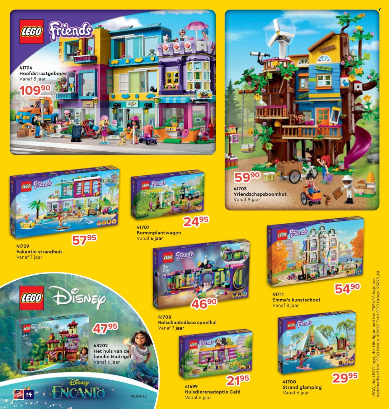 thumbnail - Euro Shop-aanbieding - 27/10/2022 - 06/12/2022 -  producten in de aanbieding - Disney, LEGO, LEGO Friends. Pagina 14.