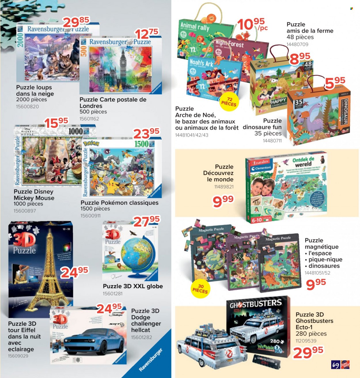 thumbnail - Euro Shop-aanbieding - 27/10/2022 - 06/12/2022 -  producten in de aanbieding - puzzel, computer. Pagina 69.