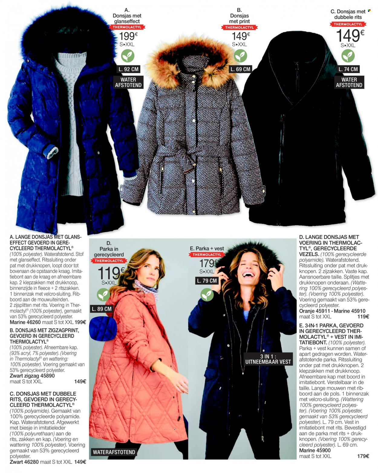 thumbnail - Damart-aanbieding - 01/11/2022 - 30/11/2022 -  producten in de aanbieding - bodywarmer, vest, handschoenen, tas. Pagina 22.