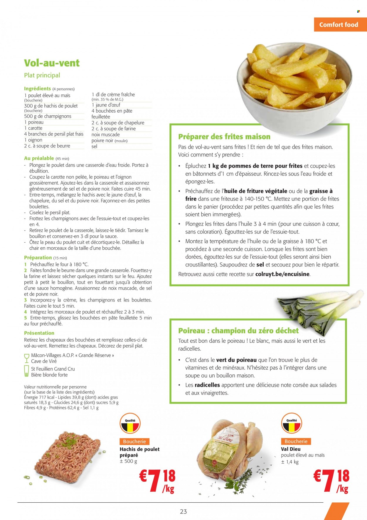 thumbnail - Colruyt-aanbieding - 16/11/2022 - 29/11/2022 -  producten in de aanbieding - champignons, paté, crème, crème fraîche, frites, Persil, vitamine, maïs. Pagina 6.