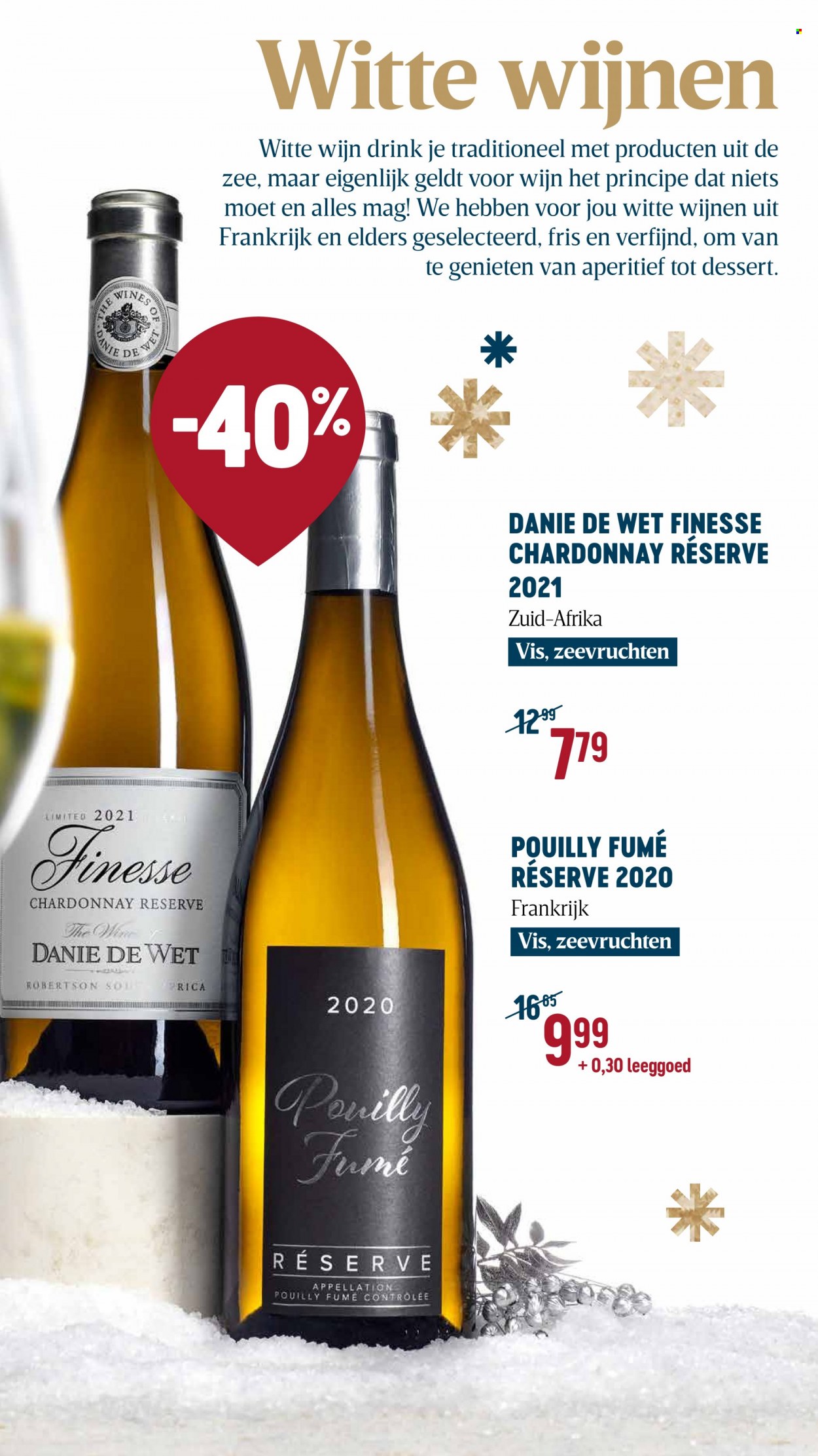thumbnail - Delhaize-aanbieding - 17/11/2022 - 04/01/2023 -  producten in de aanbieding - Chardonnay, witte wijn, wijn, Frankrijk. Pagina 6.