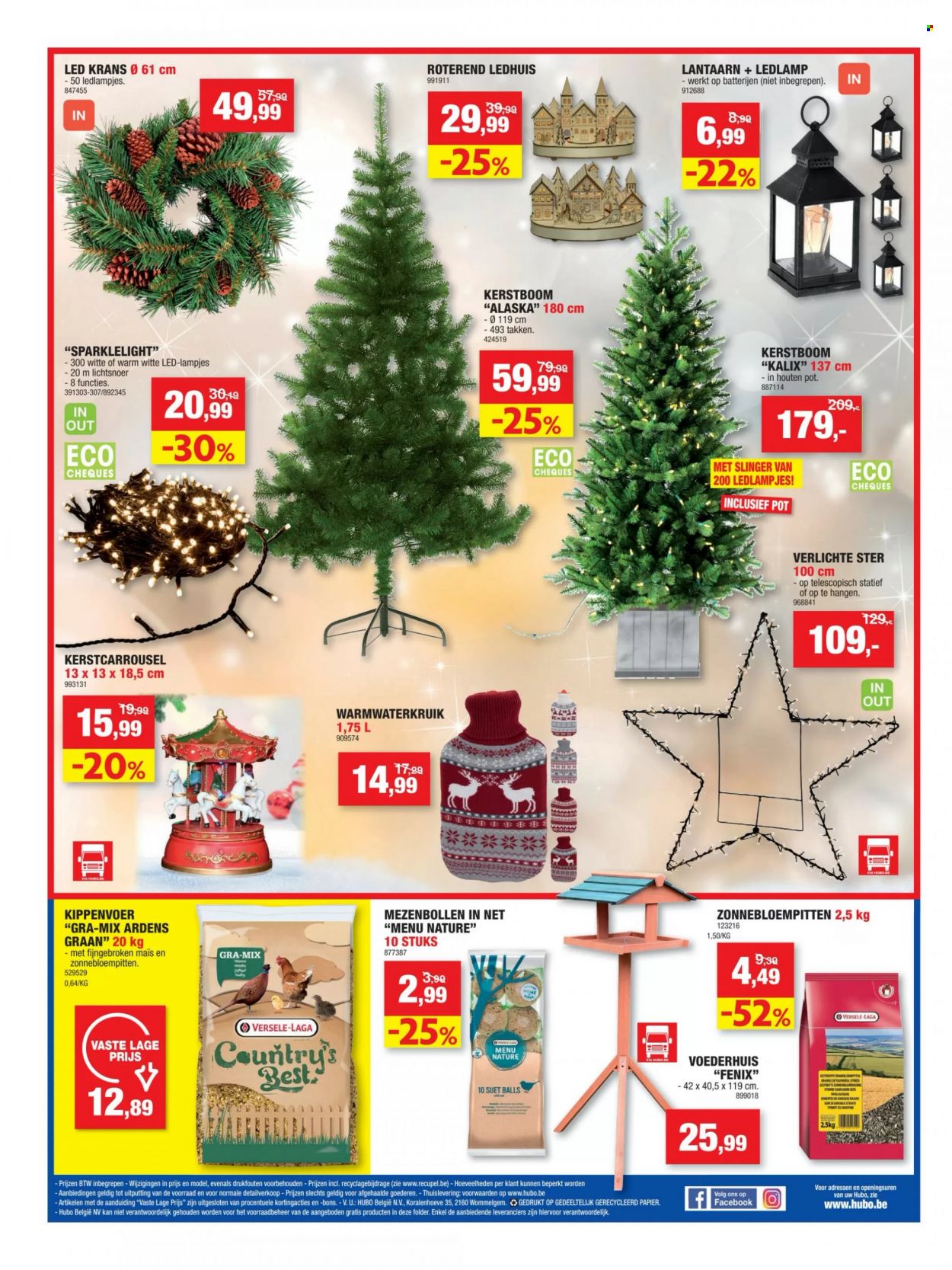 thumbnail - Hubo-aanbieding - 23/11/2022 - 04/12/2022 -  producten in de aanbieding - batterijen, kerstboom. Pagina 8.