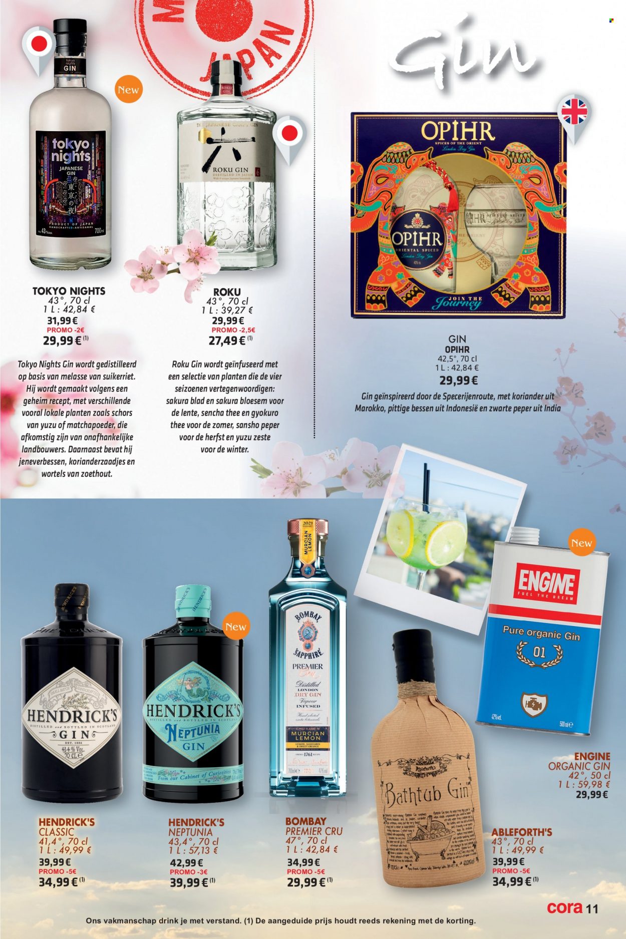 thumbnail - Cora-aanbieding - 22/11/2022 - 31/12/2022 -  producten in de aanbieding - wortels, koriander, thee, gin. Pagina 11.