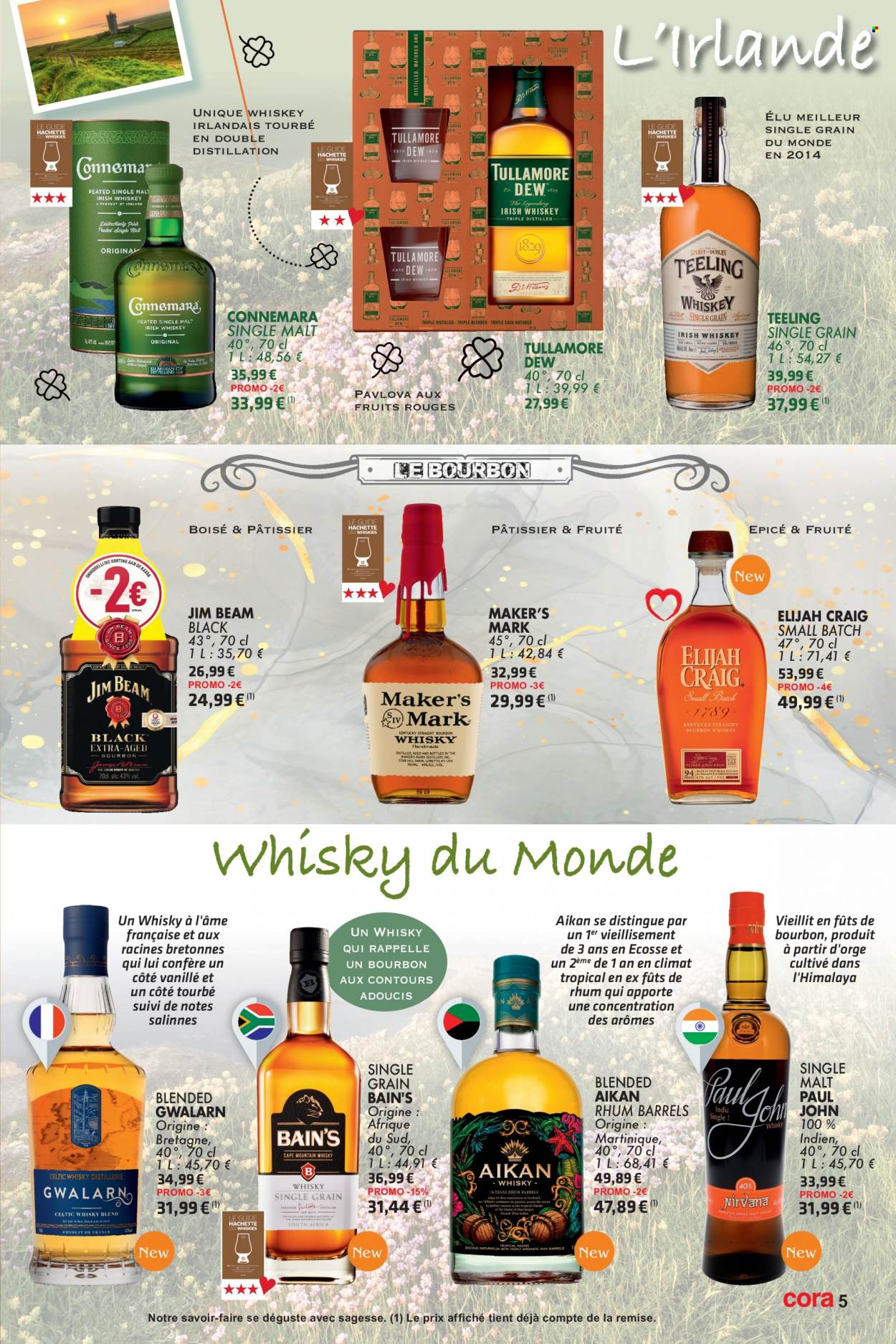 thumbnail - Cora-aanbieding - 22/11/2022 - 31/12/2022 -  producten in de aanbieding - pavlovataart, Bourbon, rum, Jim Beam, Single Malt, whiskey, whisky, Himalaya. Pagina 5.