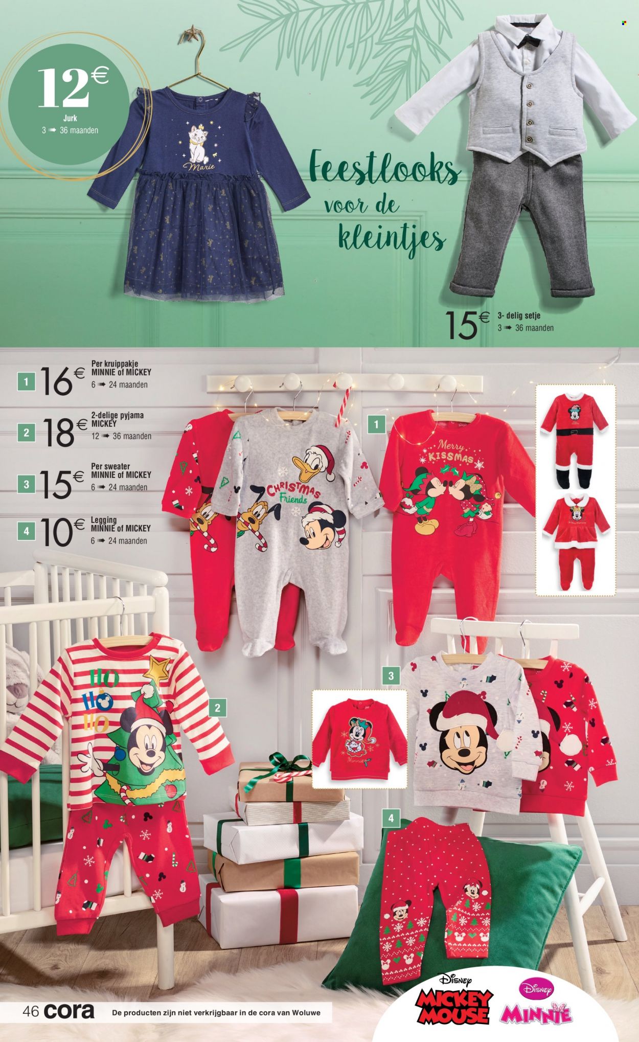 thumbnail - Cora-aanbieding - 25/11/2022 - 24/12/2022 -  producten in de aanbieding - Disney, jurk, pyjama. Pagina 46.