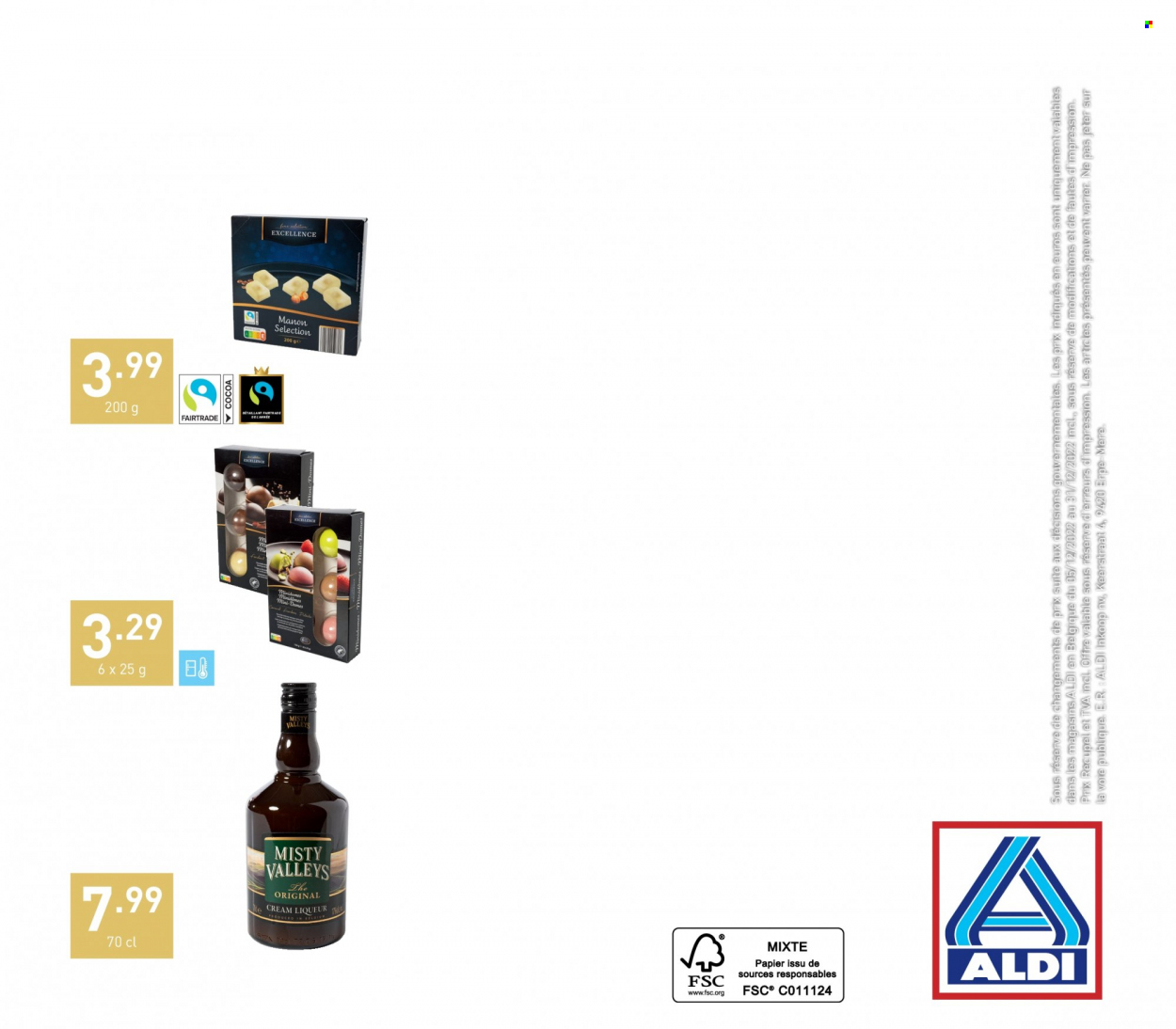 thumbnail - ALDI-aanbieding -  producten in de aanbieding - crème, liqueur. Pagina 20.