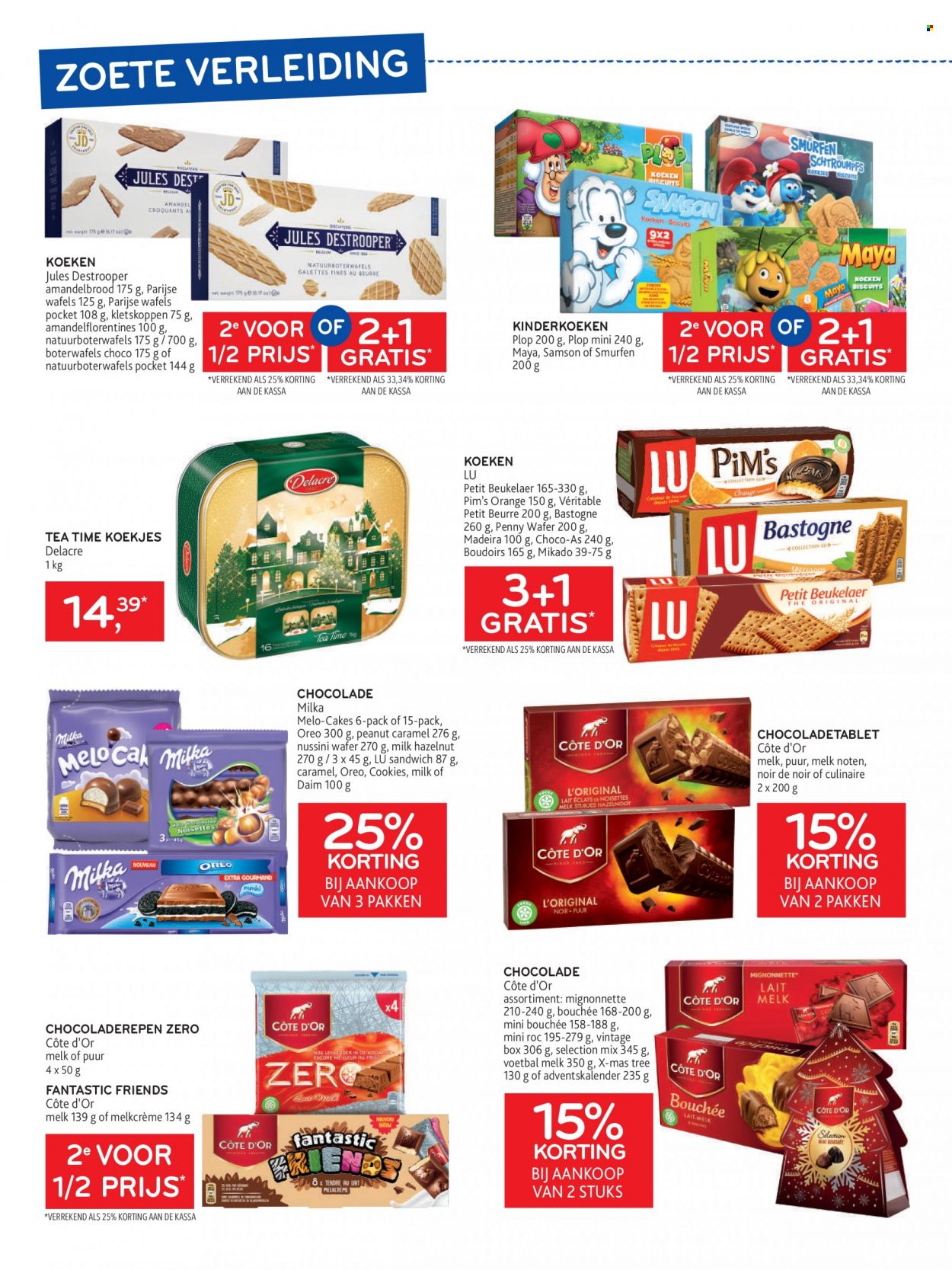thumbnail - Alvo-aanbieding - 30/11/2022 - 13/12/2022 -  producten in de aanbieding - sandwich, Milka, melk, Oreo, chocolade, koekjes, cookies, thee. Pagina 12.