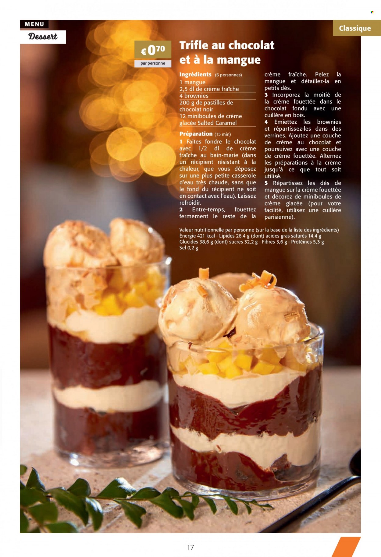thumbnail - Colruyt-aanbieding - 30/11/2022 - 13/12/2022 -  producten in de aanbieding - brownie, crème, crème fraîche. Pagina 17.
