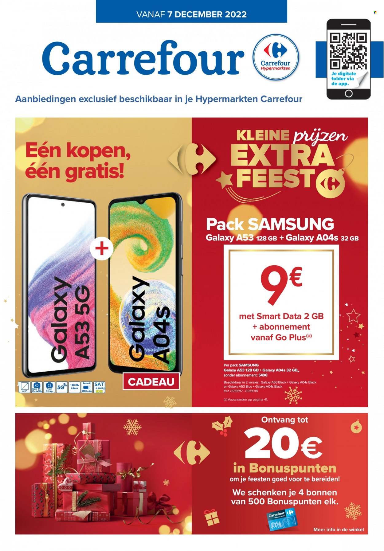 thumbnail - Carrefour hypermarkt-aanbieding - 07/12/2022 - 02/01/2023 -  producten in de aanbieding - Samsung. Pagina 1.