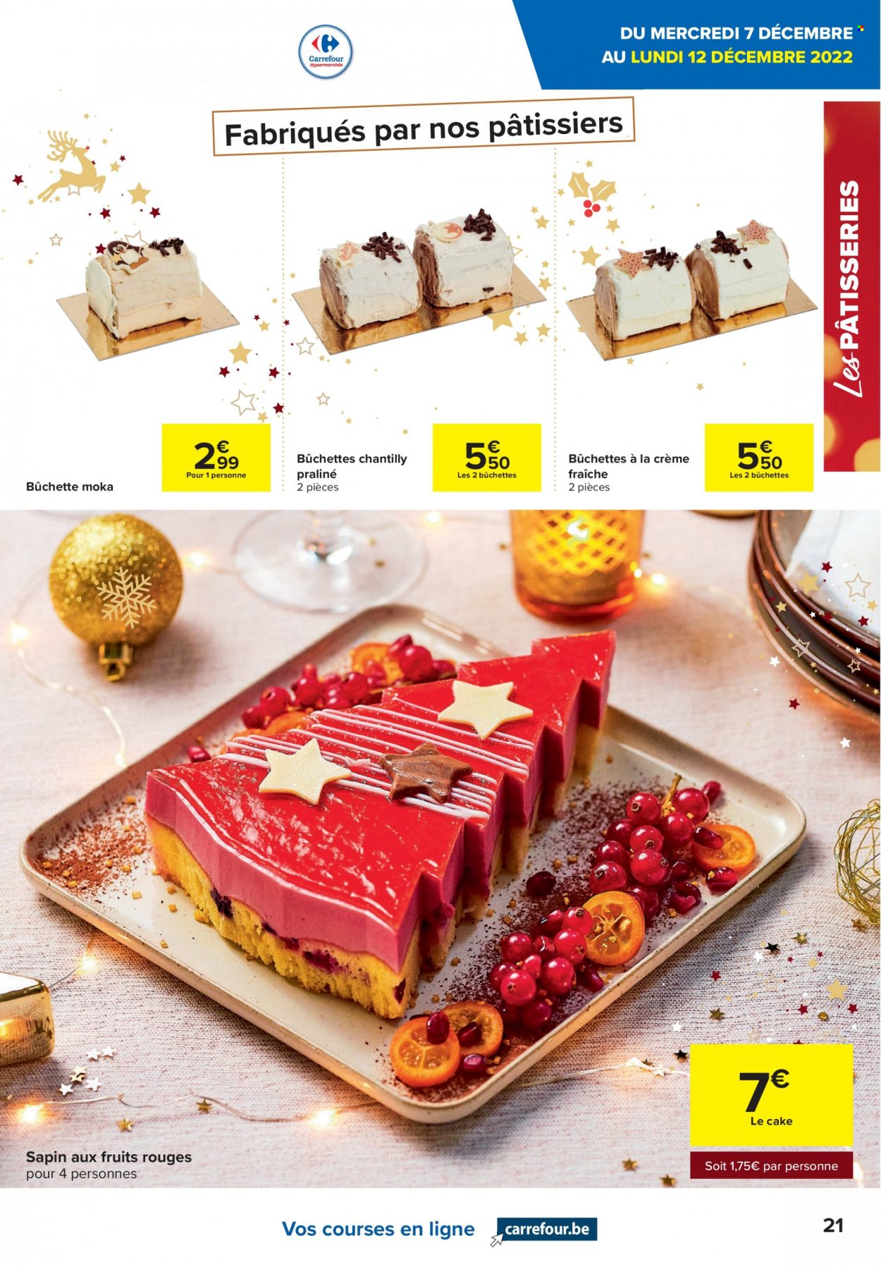 thumbnail - Carrefour hypermarkt-aanbieding - 07/12/2022 - 02/01/2023 -  producten in de aanbieding - crème, crème fraîche. Pagina 21.