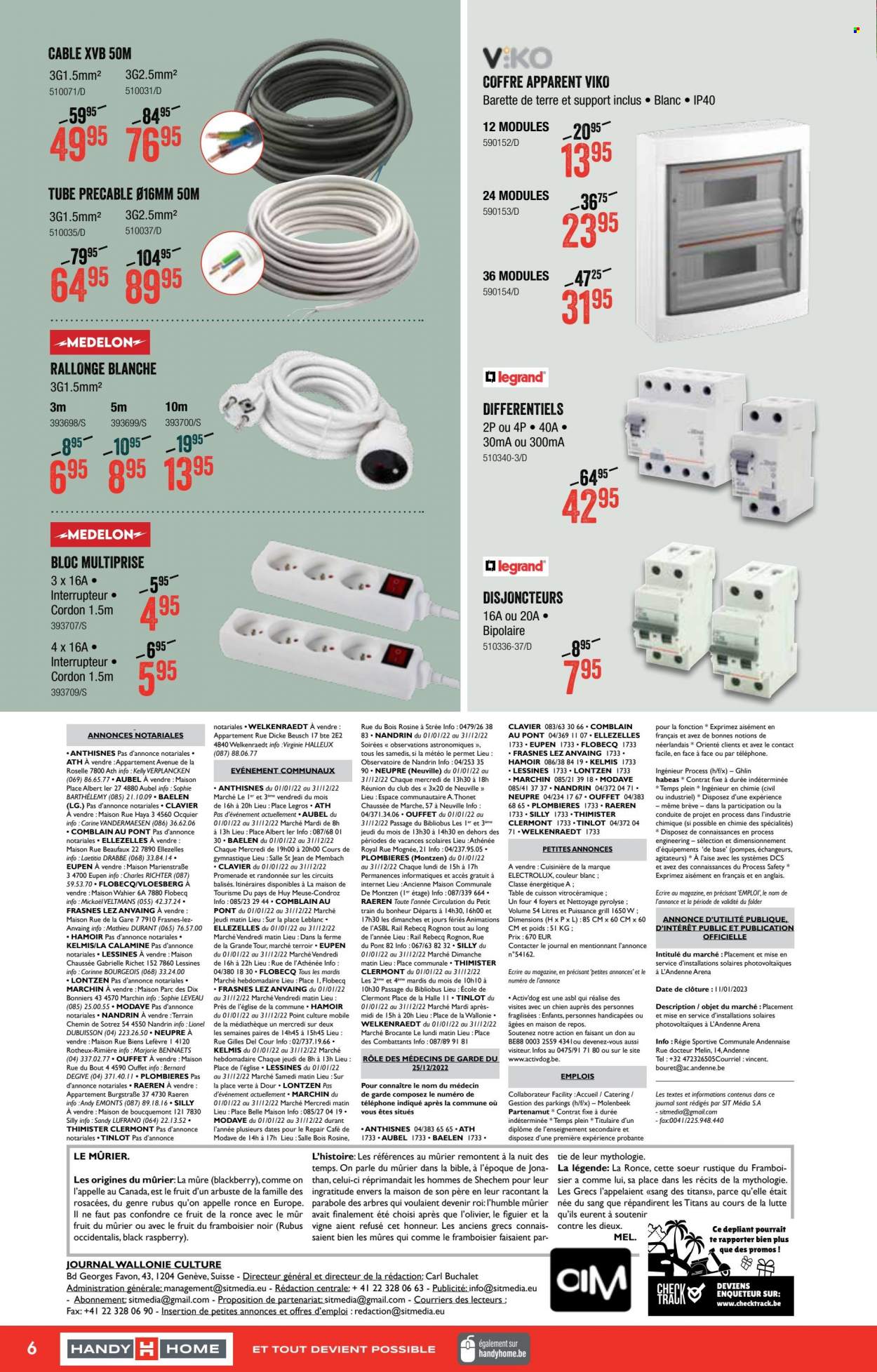 thumbnail - HandyHome-aanbieding - 01/12/2022 - 31/12/2022 -  producten in de aanbieding - Electrolux, grill. Pagina 6.