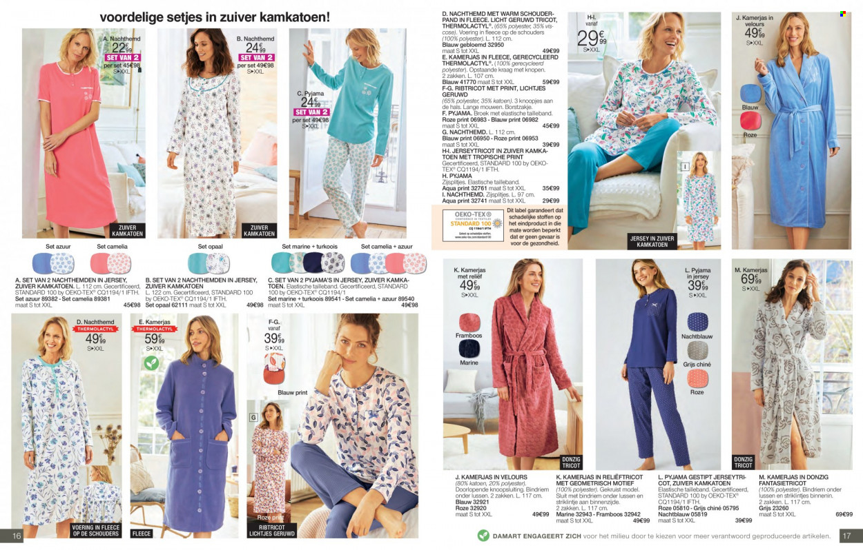 thumbnail - Damart-aanbieding - 01/01/2023 - 31/01/2023 -  producten in de aanbieding - broek, pyjama. Pagina 9.