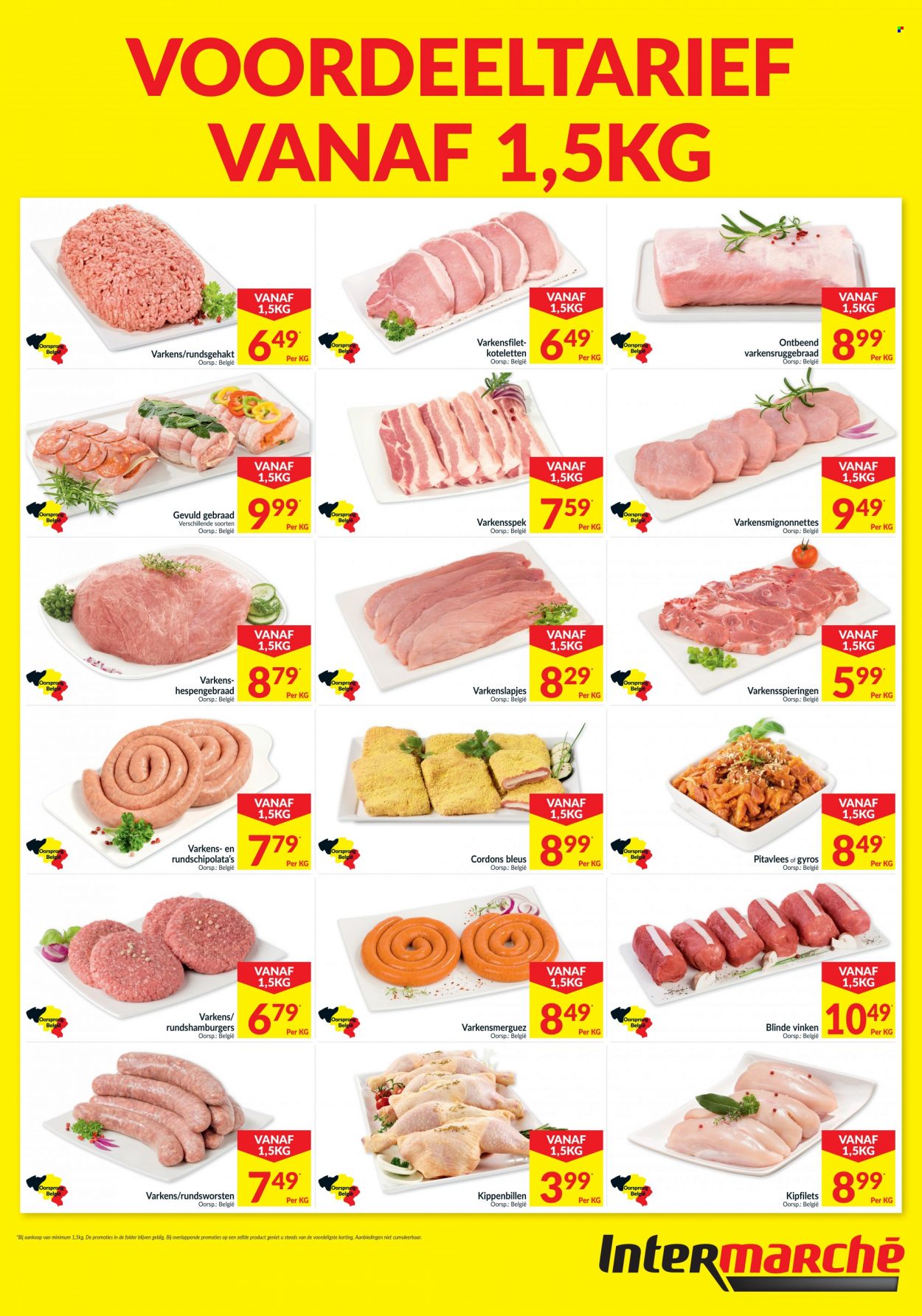 thumbnail - Intermarché-aanbieding - 01/01/2023 - 28/02/2023 -  producten in de aanbieding - varkenslapjes, varkensvlees. Pagina 1.