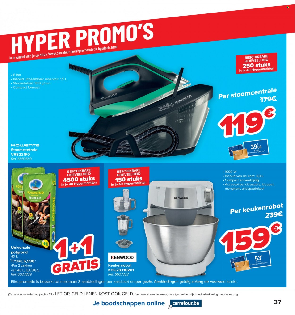 thumbnail - Carrefour hypermarkt-aanbieding - 25/01/2023 - 30/01/2023 -  producten in de aanbieding - kom, potgrond. Pagina 2.