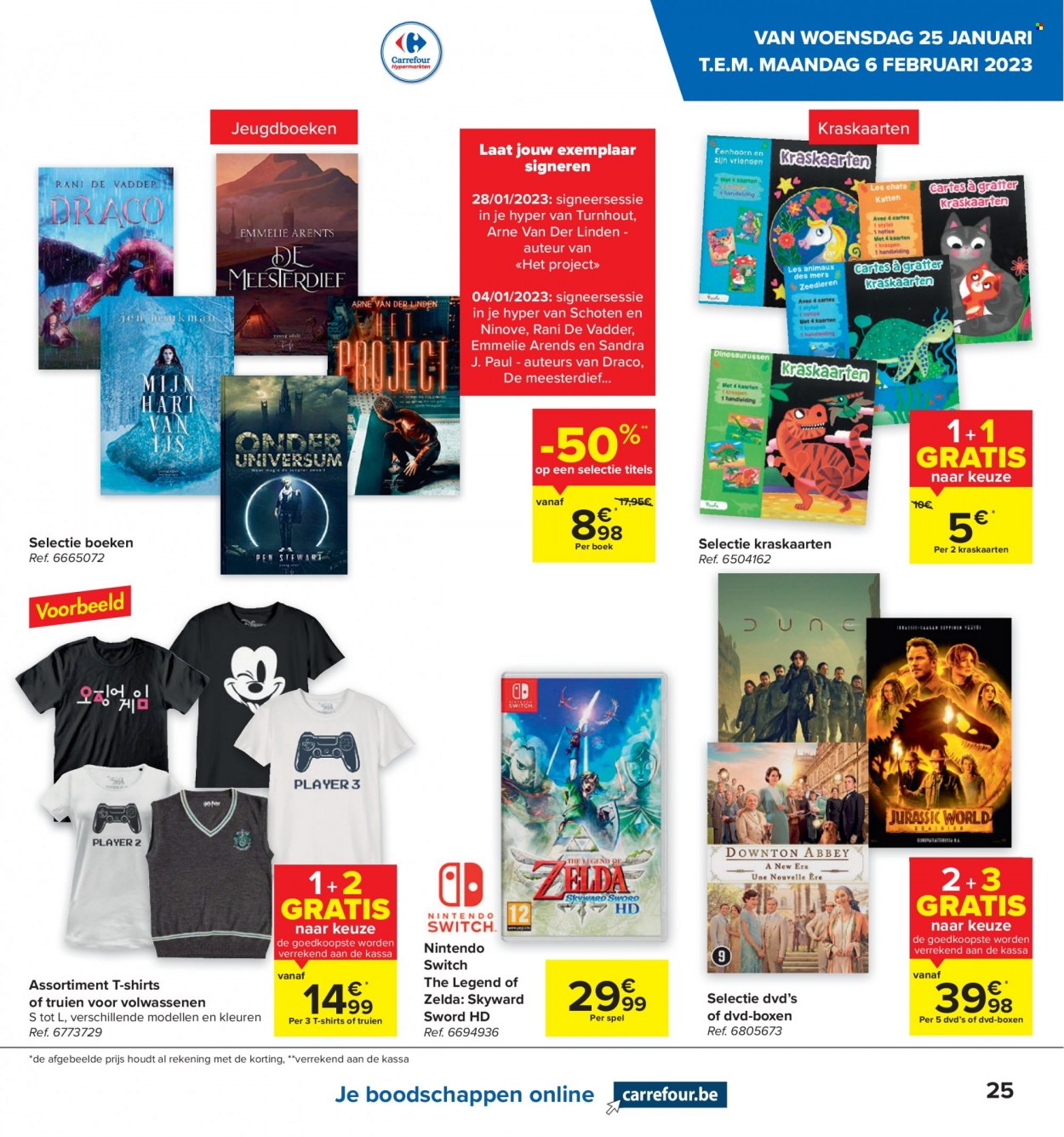 thumbnail - Catalogue Carrefour hypermarkt - 25/01/2023 - 06/02/2023 - Produits soldés - DVD, Nintendo Switch. Page 5.