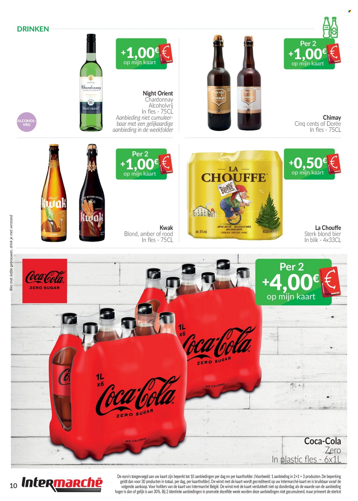 thumbnail - Intermarché-aanbieding - 01/02/2023 - 28/02/2023 -  producten in de aanbieding - bier, Coca-Cola, Chardonnay. Pagina 10.