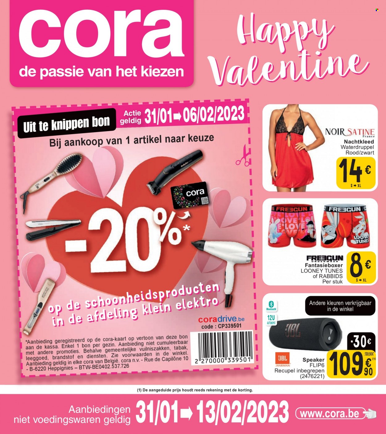 thumbnail - Cora-aanbieding - 31/01/2023 - 13/02/2023 -  producten in de aanbieding - vuilniszakken. Pagina 1.
