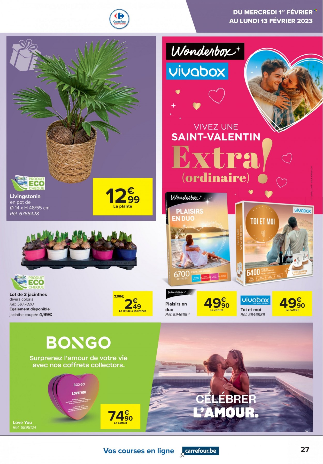 thumbnail - Carrefour hypermarkt-aanbieding - 01/02/2023 - 13/02/2023 -  producten in de aanbieding - The One. Pagina 27.