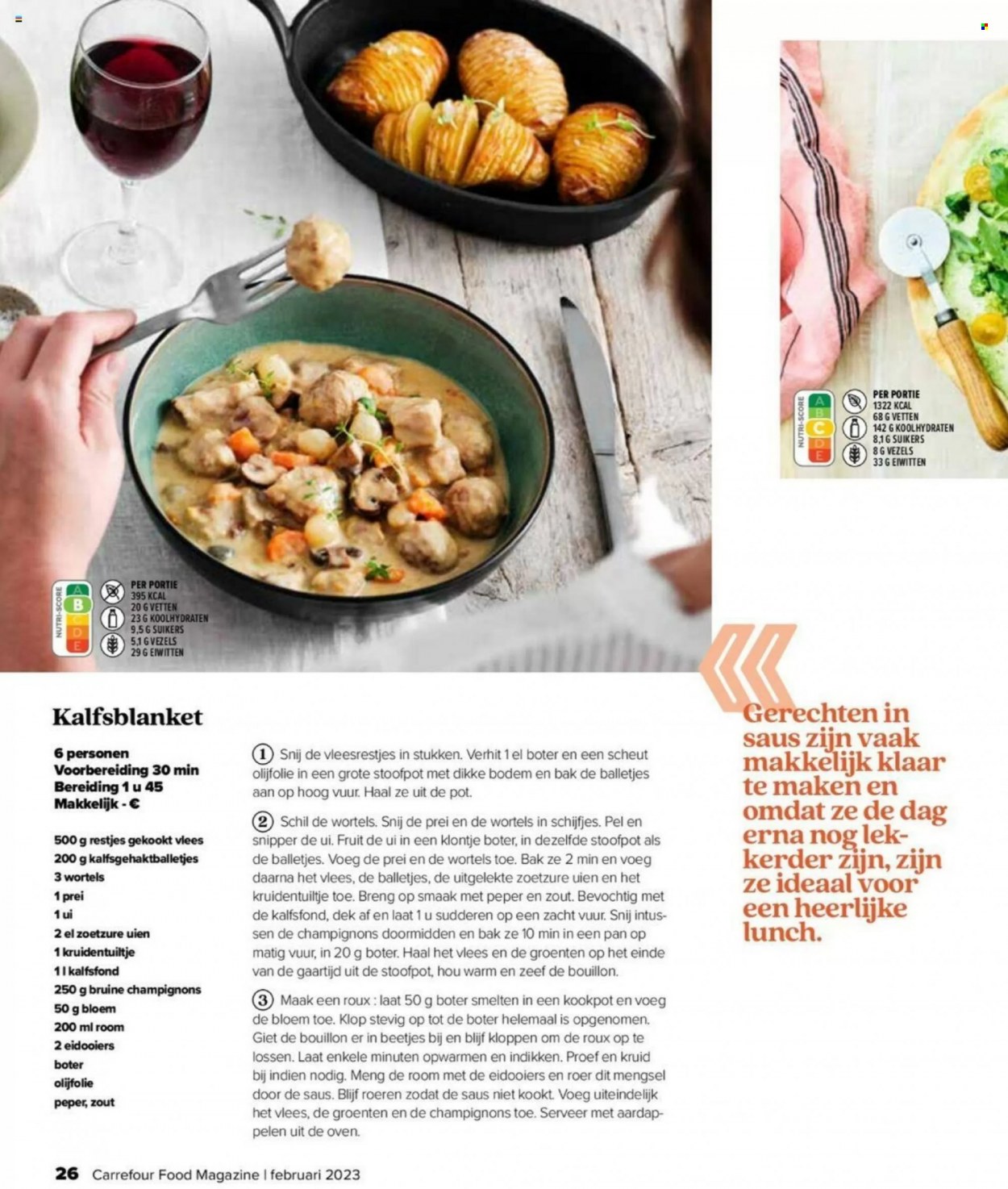 thumbnail - Carrefour-aanbieding - 01/02/2023 - 28/02/2023 -  producten in de aanbieding - champignons, uien, olijfolie. Pagina 26.