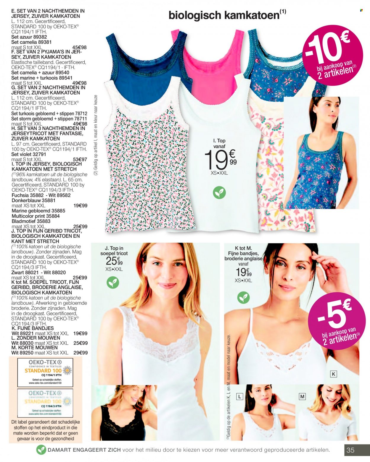 thumbnail - Catalogue Damart - 01/03/2023 - 31/03/2023 - Produits soldés - pyjama. Page 35.