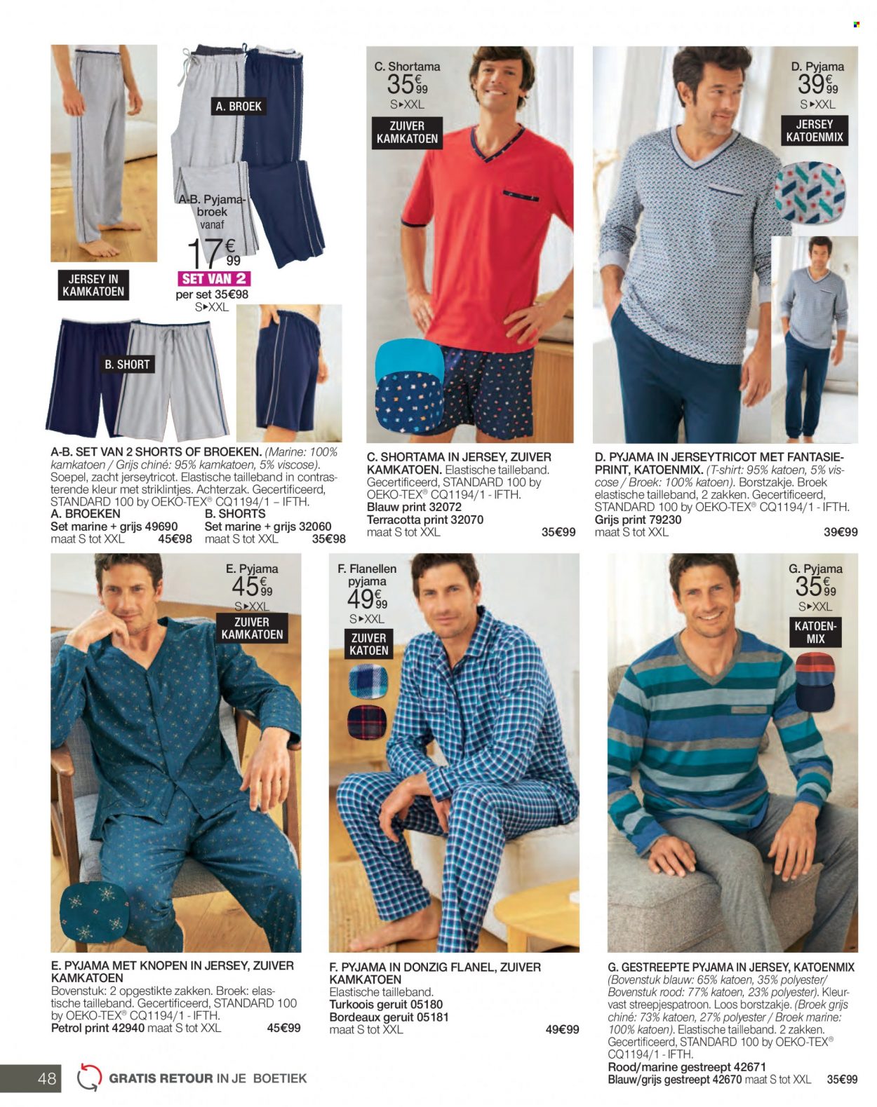 thumbnail - Catalogue Damart - 01/03/2023 - 31/03/2023 - Produits soldés - shorts, pyjama. Page 48.