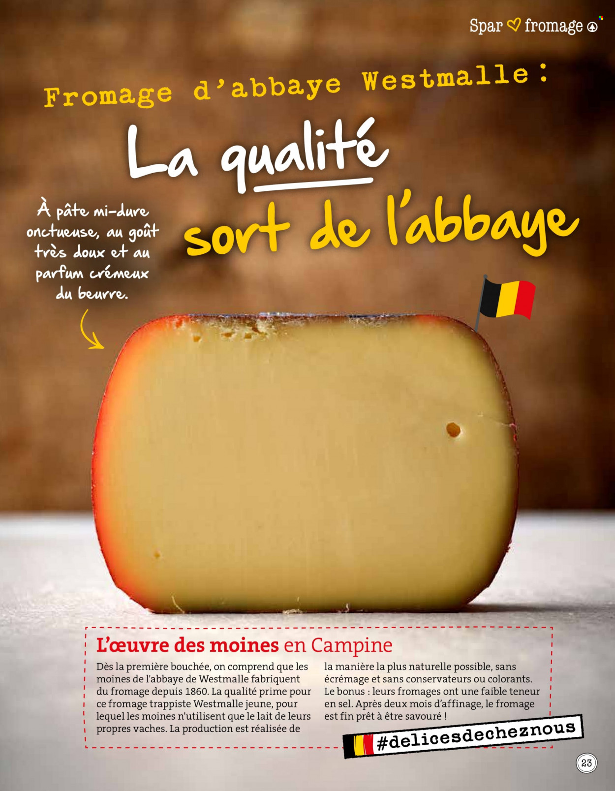 thumbnail - Catalogue SPAR - 01/03/2023 - 31/03/2023 - Produits soldés - fromage. Page 23.
