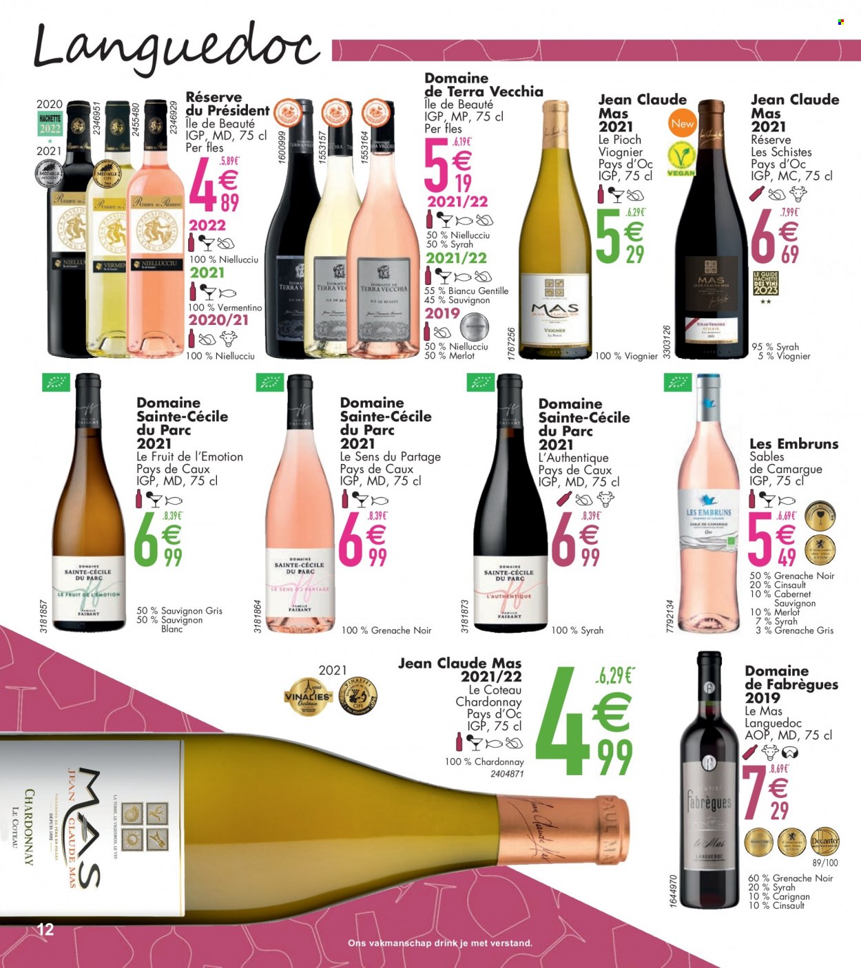 thumbnail - Catalogue Cora - 07/03/2023 - 03/04/2023 - Produits soldés - vin blanc, vin rouge, vin, alcool, Cabernet Sauvignon, jeans, Sauvignon Blanc. Page 12.