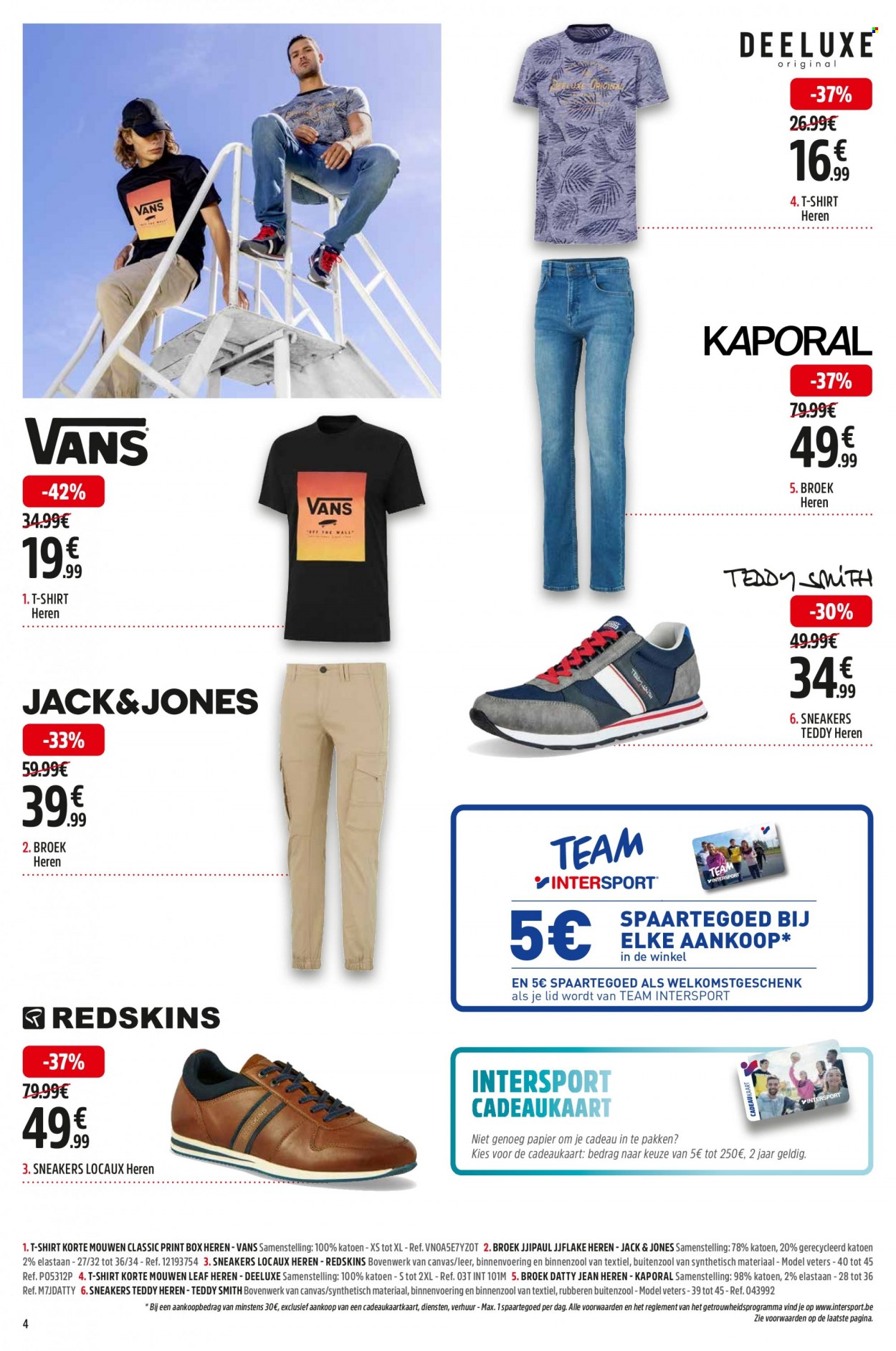 thumbnail - Catalogue Intersport - 13/03/2023 - 26/03/2023 - Produits soldés - Sneakers, Kaporal, jeans, t-shirt. Page 4.