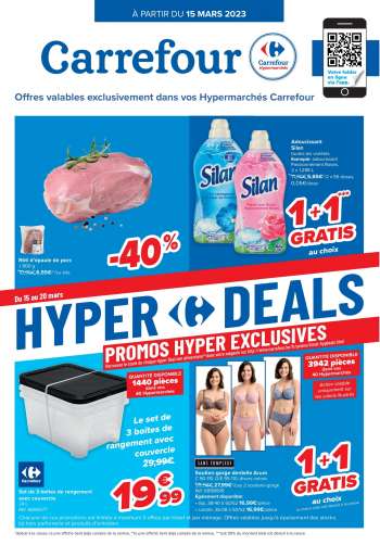 Catalogue Carrefour - Vos promos Hyper Deals