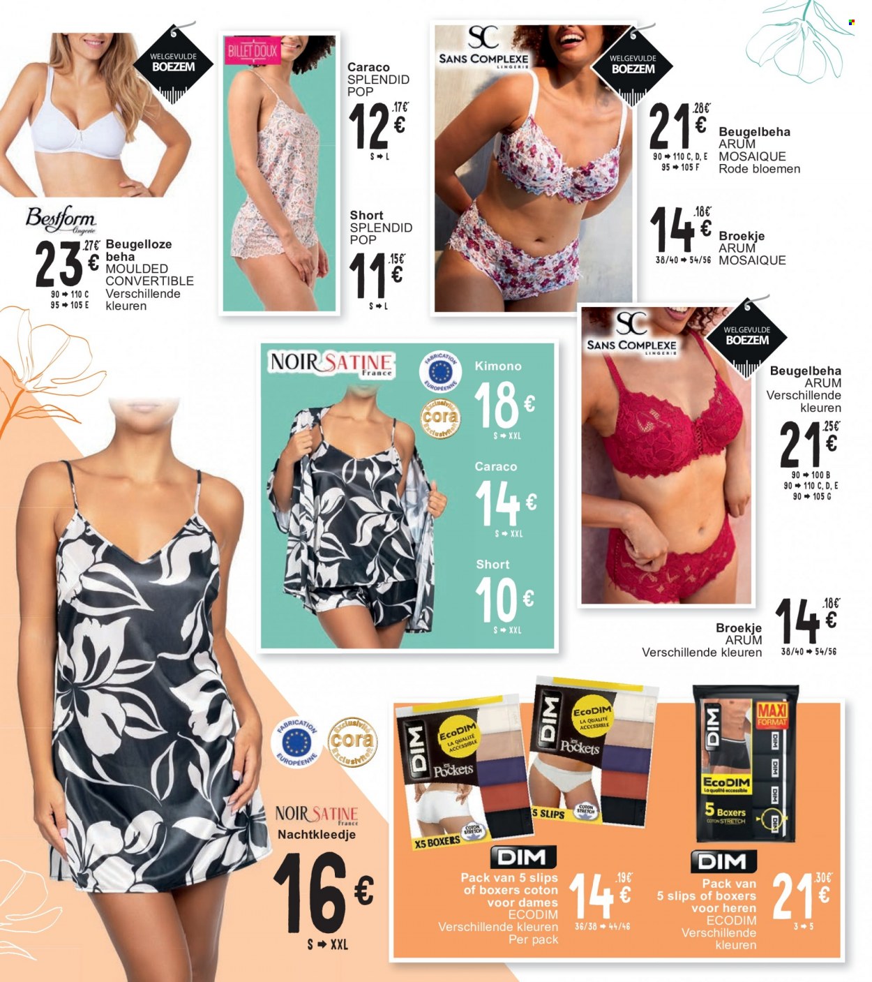 thumbnail - Catalogue Cora - 21/03/2023 - 03/04/2023 - Produits soldés - shorts, slip, lingerie, boxers. Page 12.