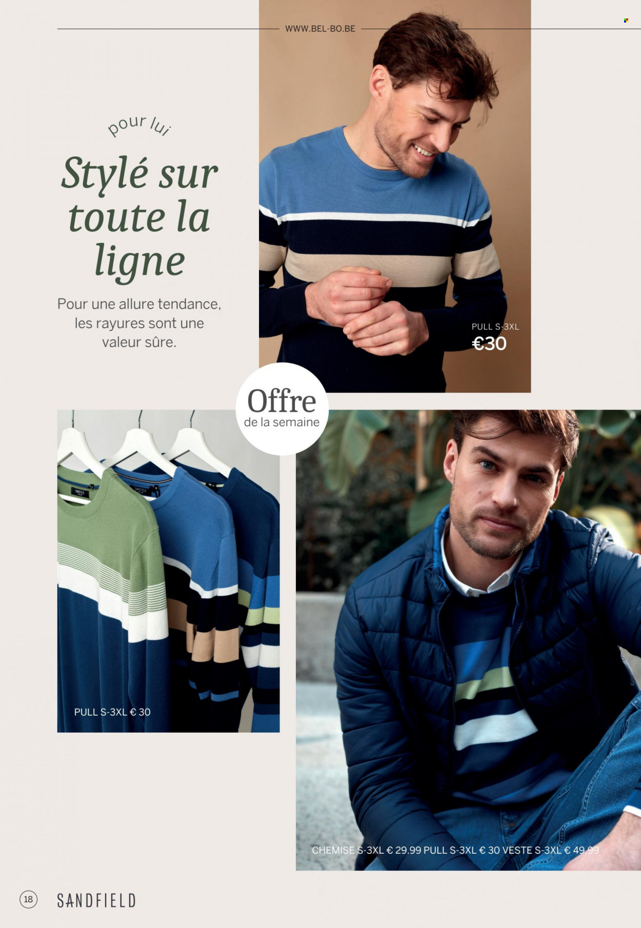 thumbnail - Catalogue Bel&Bo - Produits soldés - chemise, pull. Page 18.