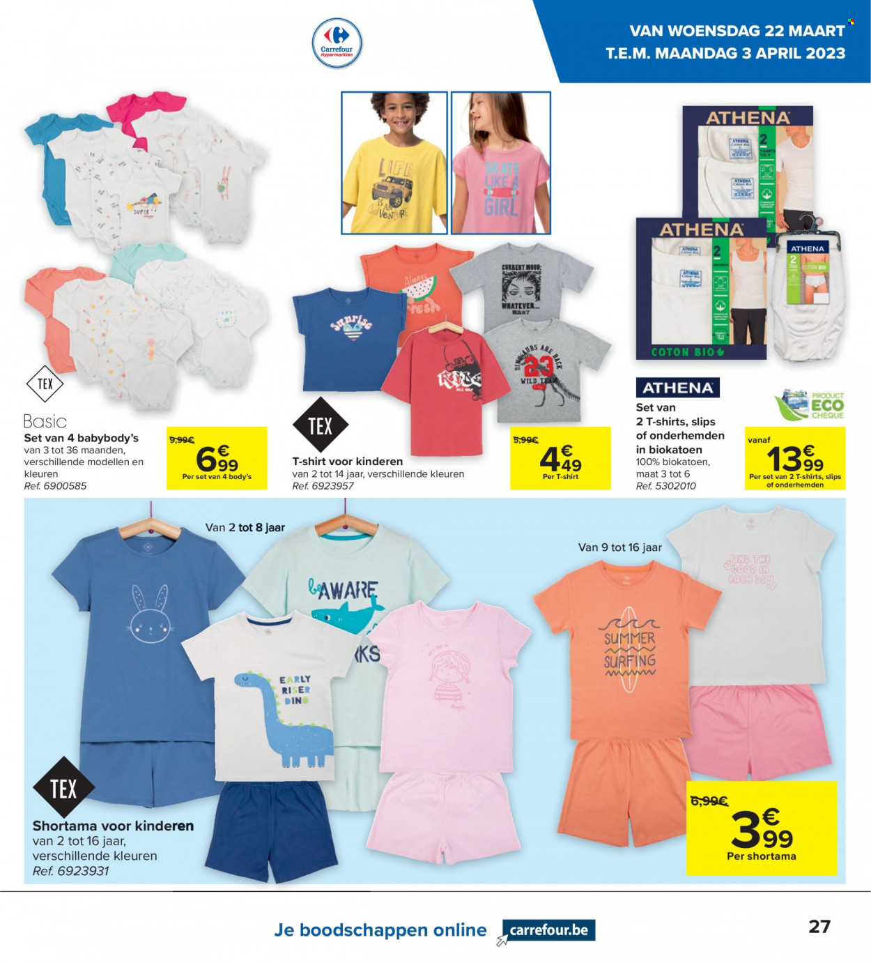 thumbnail - Catalogue Carrefour hypermarkt - 22/03/2023 - 03/04/2023 - Produits soldés - Always, t-shirt, slip, skateboard. Page 7.
