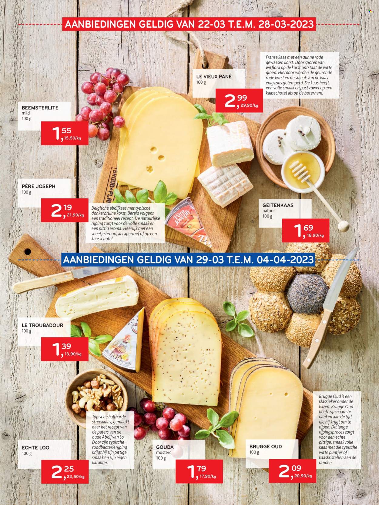 thumbnail - Alvo-aanbieding - 22/03/2023 - 04/04/2023 -  producten in de aanbieding - brood, kaas, Oud Brugge, gouda, mosterd. Pagina 6.