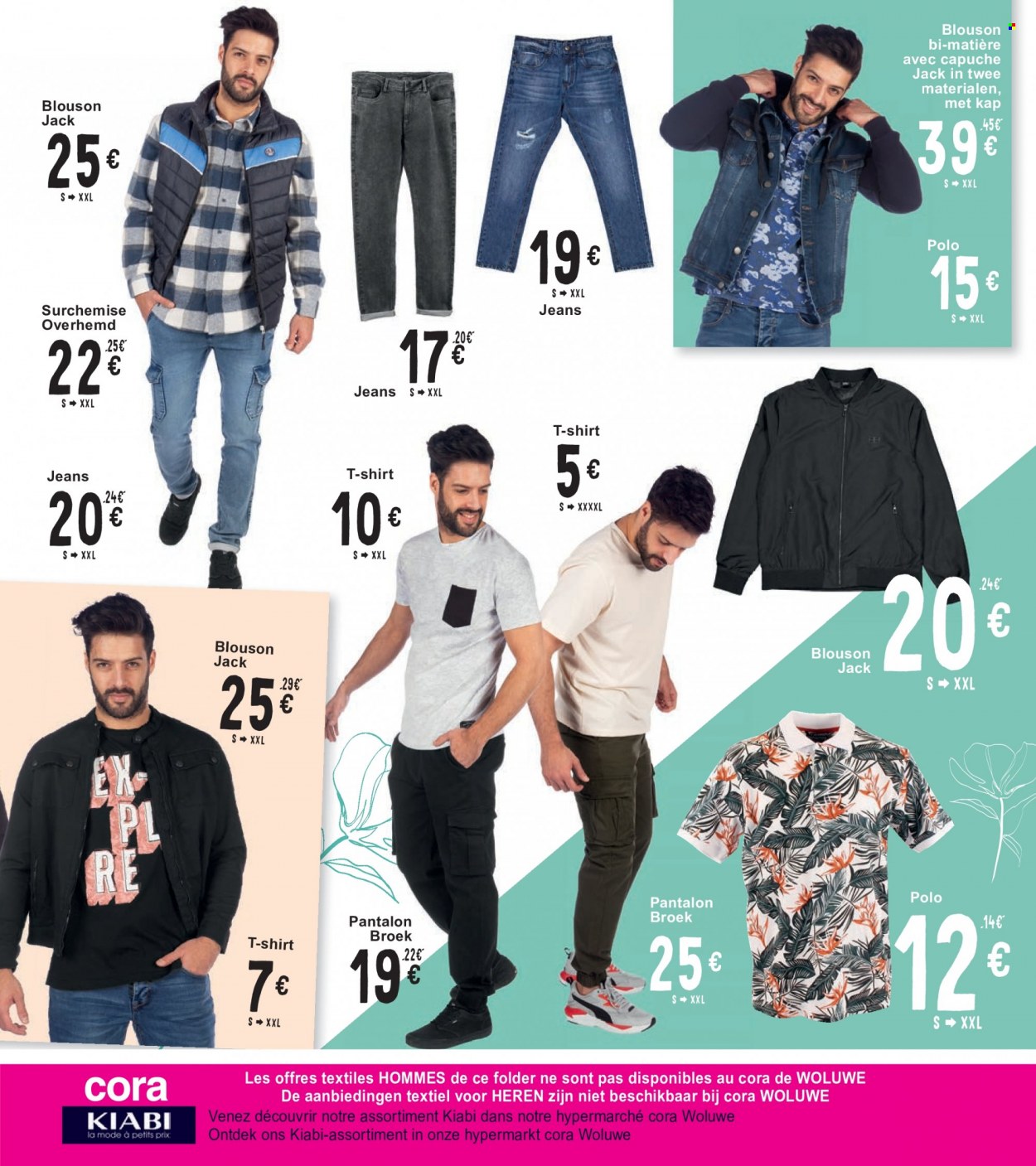 thumbnail - Catalogue Cora - 21/03/2023 - 03/04/2023 - Produits soldés - blouson, pantalon, jeans, t-shirt. Page 10.