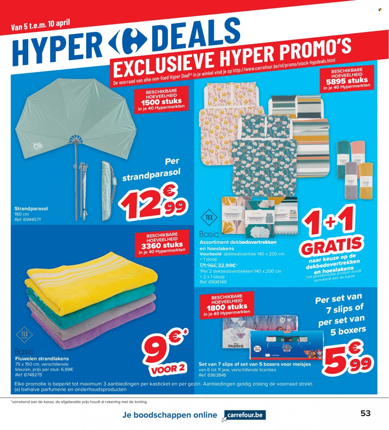 thumbnail - Catalogue Carrefour hypermarkt - 05/04/2023 - 17/04/2023 - Produits soldés - slip, boxers. Page 25.