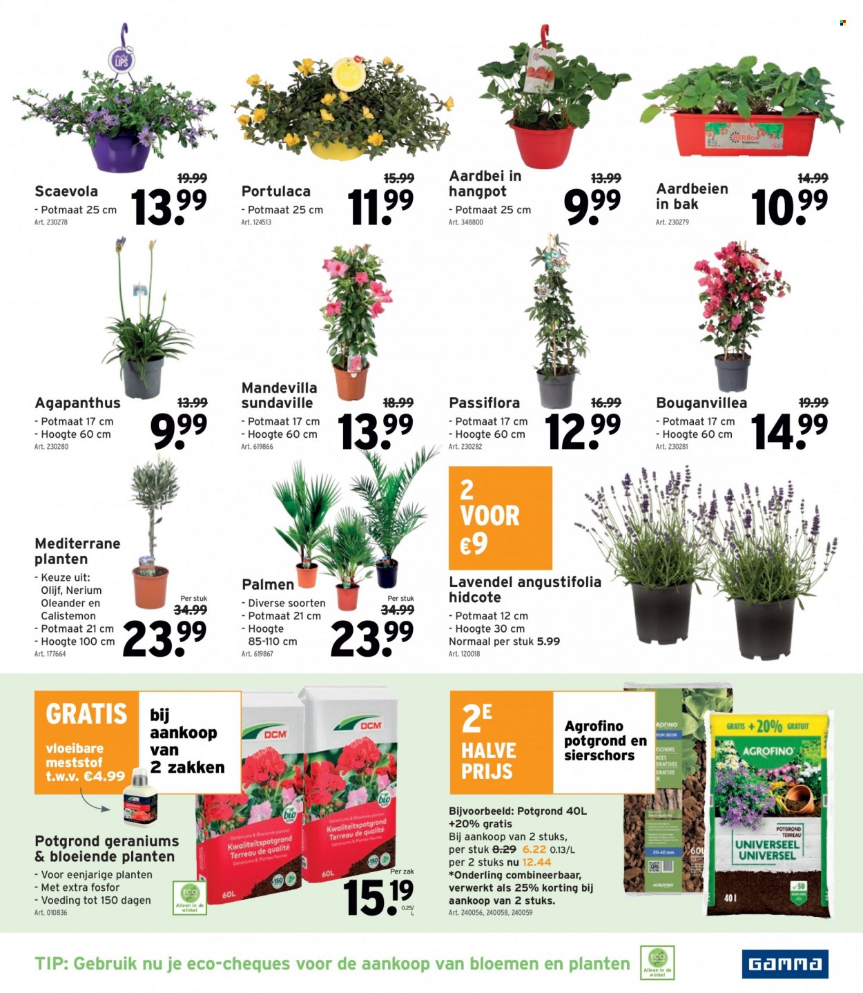thumbnail - Gamma-aanbieding - 24/05/2023 - 06/06/2023 -  producten in de aanbieding - lavendel, passiflora, potgrond, planten. Pagina 5.