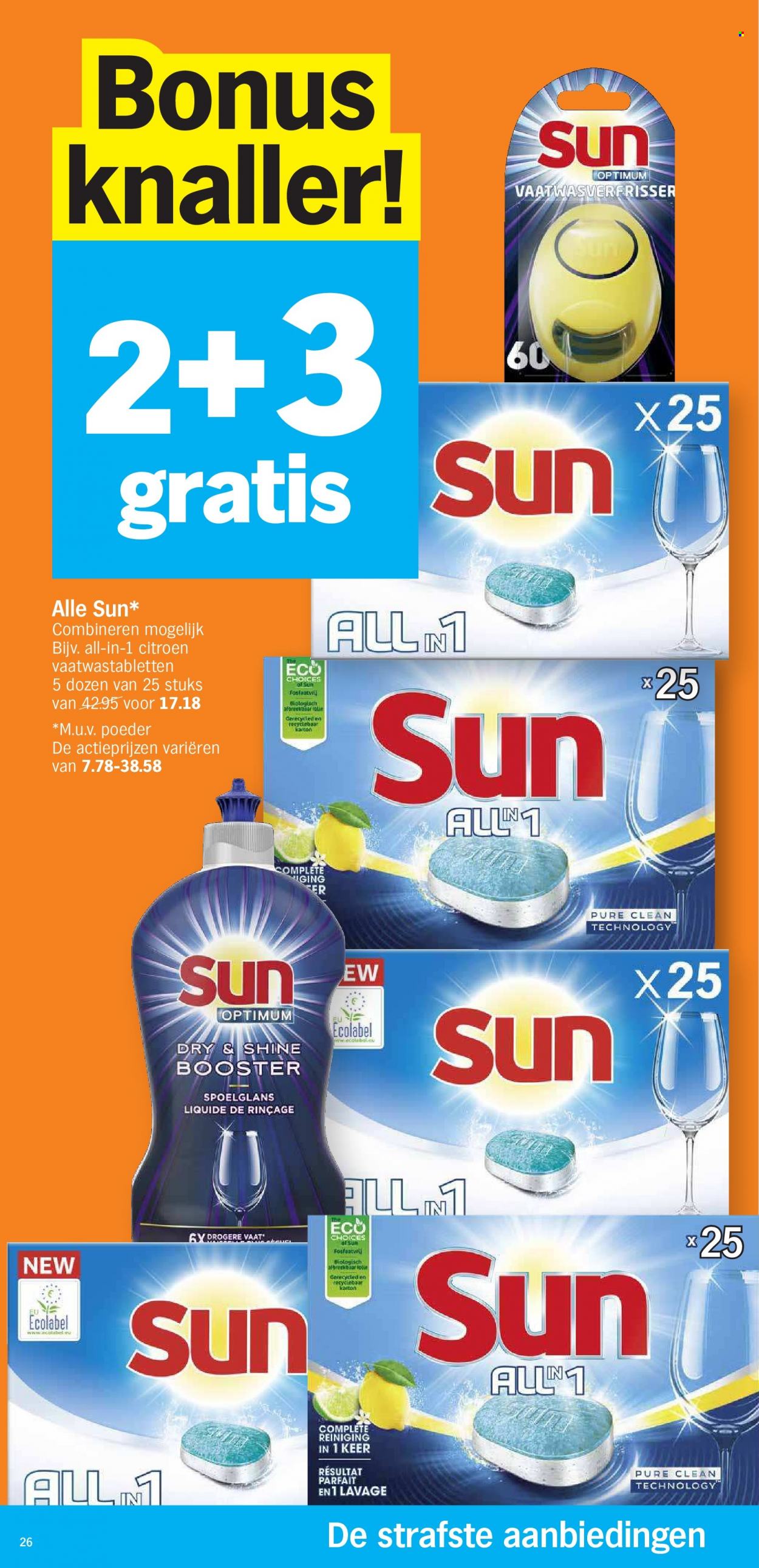 thumbnail - Albert Heijn-aanbieding - 30/05/2023 - 04/06/2023 -  producten in de aanbieding - handafwas, vaatwastabletten, Dreft. Pagina 26.