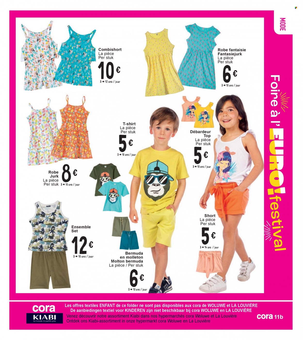 thumbnail - Cora-aanbieding - 06/06/2023 - 19/06/2023 -  producten in de aanbieding - short, jurk, top. Pagina 11.