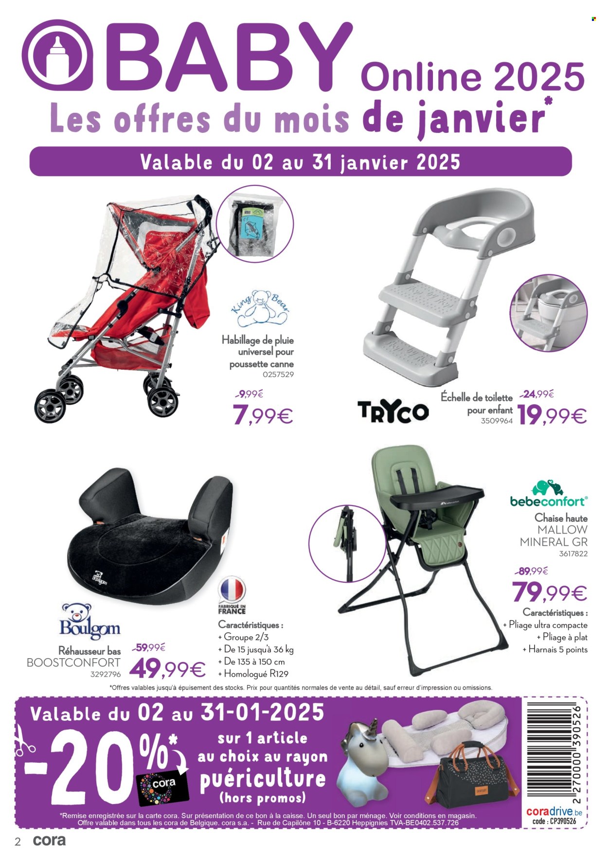 Catalogue Cora - 04/01/2025 - 31/12/2025. Page 1