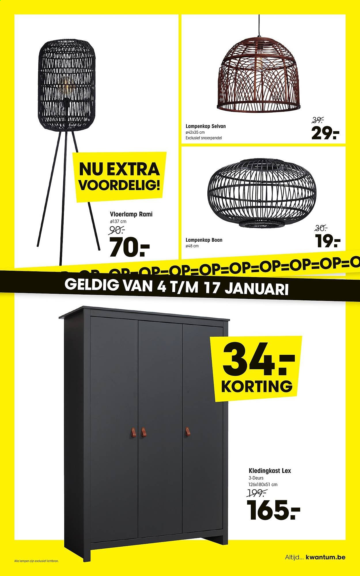 thumbnail - Kwantum-aanbieding - 01/01/2021 - 31/01/2021 -  producten in de aanbieding - lamp. Pagina 3.