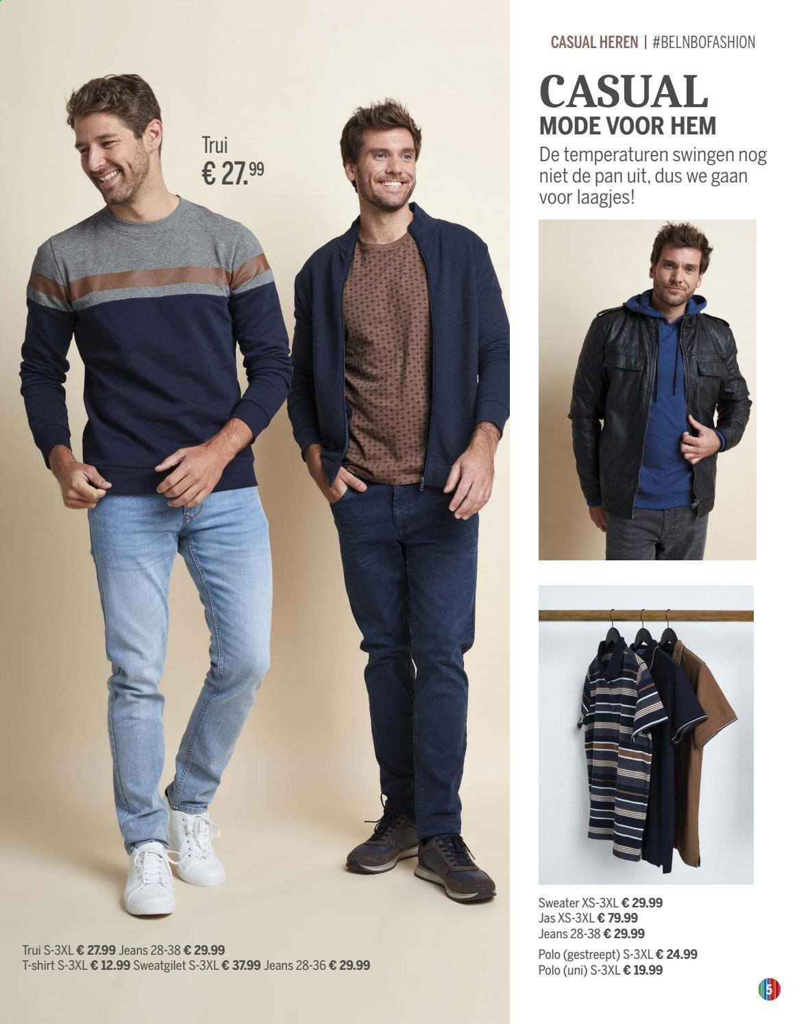 thumbnail - Bel&Bo-aanbieding -  producten in de aanbieding - trui, jeans, shirt, t-shirt. Pagina 5.