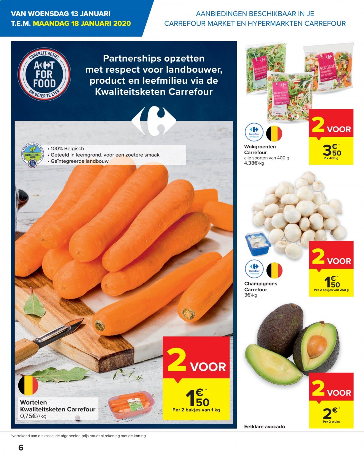 thumbnail - Carrefour-aanbieding - 13/01/2021 - 25/01/2021 -  producten in de aanbieding - avocado, Kong, maïs. Pagina 6.