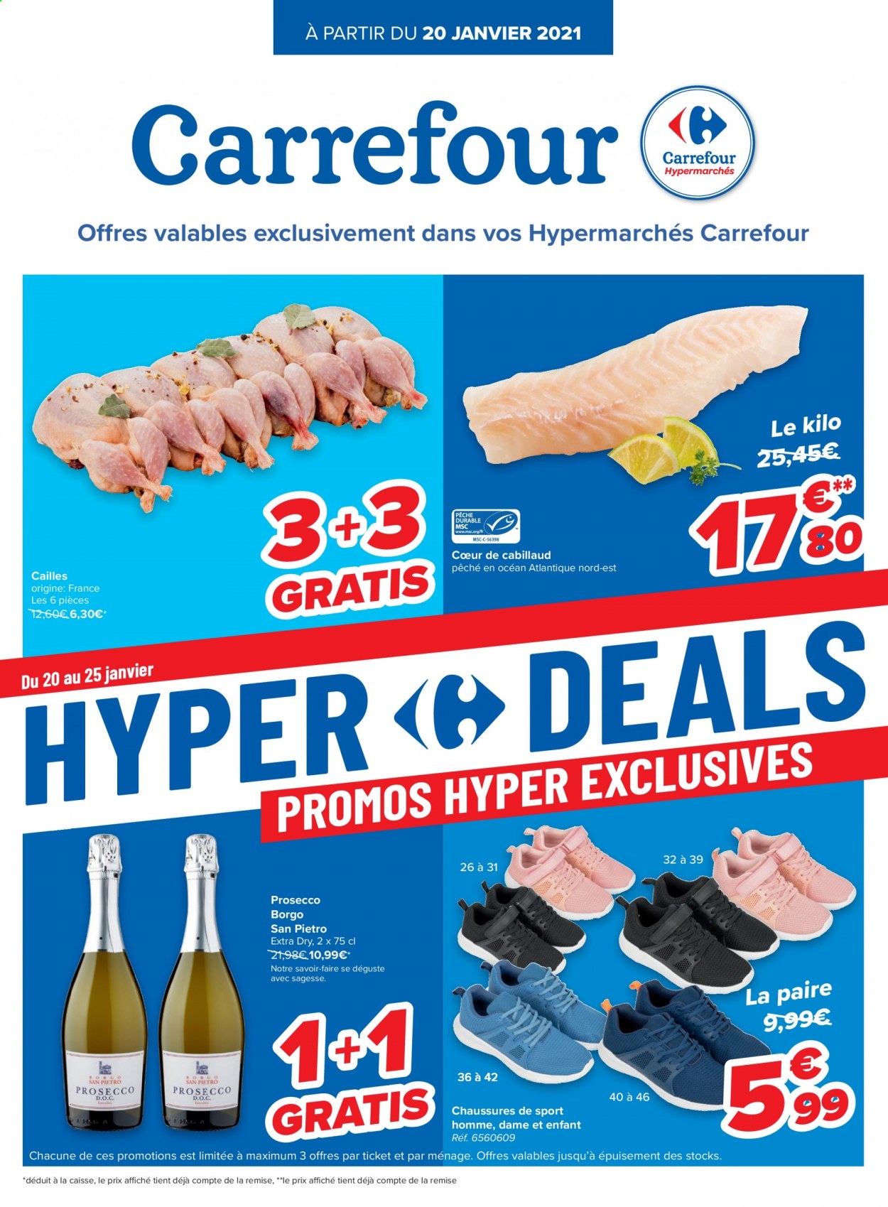 thumbnail - Carrefour hypermarkt-aanbieding -  producten in de aanbieding - prosecco. Pagina 1.