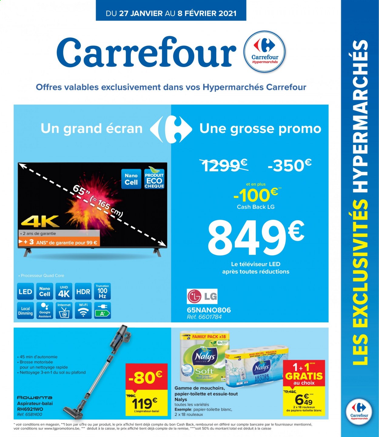 thumbnail - Carrefour hypermarkt-aanbieding - 27/01/2021 - 08/02/2021 -  producten in de aanbieding - LG. Pagina 1.